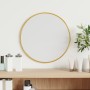 Golden round wall mirror Ø 30 cm by vidaXL, Mirrors - Ref: Foro24-348179, Price: 21,70 €, Discount: %