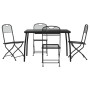 Garden dining set 5 pieces anthracite gray metal mesh by vidaXL, Garden sets - Ref: Foro24-3211812, Price: 239,83 €, Discount: %