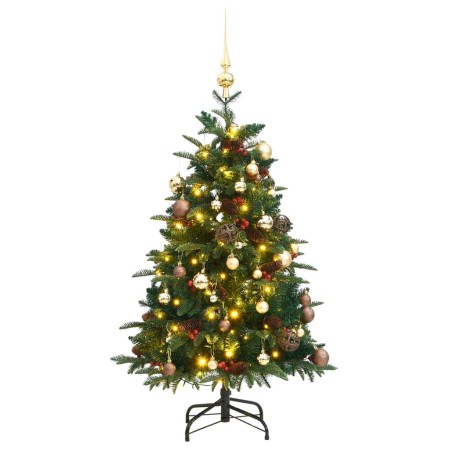 Künstlicher Weihnachtsbaum mit Scharnieren 150 LED und Kugeln 150 cm von vidaXL, Weihnachtsbäume - Ref: Foro24-3210454, Preis...