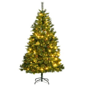 Artificial Christmas tree with hinges 300 LEDs 210 cm by vidaXL, Christmas trees - Ref: Foro24-3210208, Price: 149,87 €, Disc...