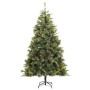 Künstlicher Weihnachtsbaum mit Scharnieren 300 LED und Kugeln 210 cm von vidaXL, Weihnachtsbäume - Ref: Foro24-3210234, Preis...