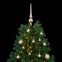 Artificial Christmas tree with hinges 300 LED and balls 210 cm by vidaXL, Christmas trees - Ref: Foro24-3210147, Price: 148,9...