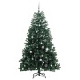 Artificial Christmas tree with hinges 300 LED and balls 180 cm by vidaXL, Christmas trees - Ref: Foro24-3210164, Price: 85,51...