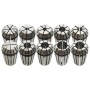 ER16 Collet Collet 10 Pcs Turning Tools Set by vidaXL, Clamps and screws - Ref: Foro24-146721, Price: 29,34 €, Discount: %