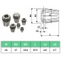 ER16 Collet Collet 10 Pcs Turning Tools Set by vidaXL, Clamps and screws - Ref: Foro24-146721, Price: 29,34 €, Discount: %