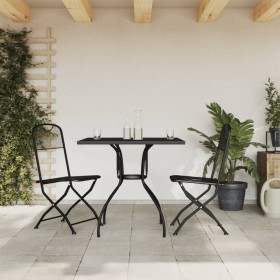 Garden dining set 3 pieces anthracite gray metal mesh by vidaXL, Garden sets - Ref: Foro24-3211809, Price: 183,07 €, Discount: %