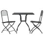 Garden dining set 3 pieces anthracite gray metal mesh by vidaXL, Garden sets - Ref: Foro24-3211809, Price: 176,99 €, Discount: %