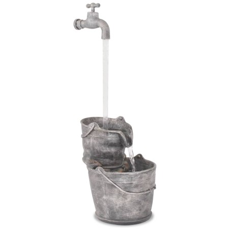 Fountain with faucet and polyresin buckets by vidaXL, Fountains and waterfalls - Ref: Foro24-244289, Price: 157,89 €, Discoun...