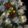 Árbol de Navidad artificial con bisagras 300 LEDs 180 cm de vidaXL, Arboles de navidad - Ref: Foro24-3210213, Precio: 86,74 €...