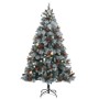 Artificial Christmas tree with hinges 300 LED and balls 180 cm by vidaXL, Christmas trees - Ref: Foro24-3210226, Price: 113,1...