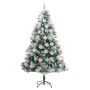 Artificial Christmas tree with hinges 300 LED and balls 180 cm by vidaXL, Christmas trees - Ref: Foro24-3210226, Price: 113,1...