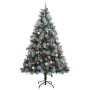 Artificial Christmas tree with hinges 300 LED and balls 180 cm by vidaXL, Christmas trees - Ref: Foro24-3210239, Price: 115,1...