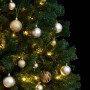 Künstlicher Weihnachtsbaum mit Scharnieren 300 LED und Kugeln 240 cm von vidaXL, Weihnachtsbäume - Ref: Foro24-3210148, Preis...