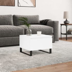 Engineered wood white coffee table 50x46x35 cm by vidaXL, Coffee table - Ref: Foro24-830876, Price: 42,82 €, Discount: %