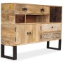 Solid mango wood sideboard 115x30x80 cm by vidaXL, Sideboards - Ref: Foro24-244937, Price: 651,99 €, Discount: %