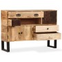 Aparador de madera maciza de mango 115x30x80 cm de vidaXL, Aparadores - Ref: Foro24-244937, Precio: 651,99 €, Descuento: %