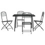 5-piece garden dining set, anthracite gray metal mesh. by vidaXL, Garden sets - Ref: Foro24-3211811, Price: 240,54 €, Discoun...