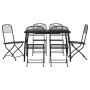 7-piece garden dining set, anthracite gray metal mesh. by vidaXL, Garden sets - Ref: Foro24-3211813, Price: 329,59 €, Discoun...