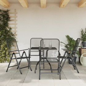 5-piece garden dining set, anthracite gray metal mesh. by vidaXL, Garden sets - Ref: Foro24-3211818, Price: 273,65 €, Discoun...