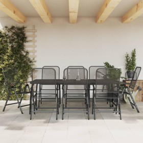 9-piece garden dining set, anthracite grey metal mesh. by vidaXL, Garden sets - Ref: Foro24-3211824, Price: 534,99 €, Discoun...