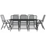 9-piece garden dining set, anthracite grey metal mesh. by vidaXL, Garden sets - Ref: Foro24-3211824, Price: 542,78 €, Discoun...