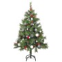 Künstlicher Weihnachtsbaum mit Scharnieren 150 LED und Kugeln 120 cm von vidaXL, Weihnachtsbäume - Ref: Foro24-3210199, Preis...