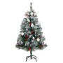 Künstlicher Weihnachtsbaum mit Scharnieren 150 LED und Kugeln 150 cm von vidaXL, Weihnachtsbäume - Ref: Foro24-3210202, Preis...