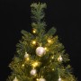 Artificial Christmas tree with hinges 150 LED and balls 150 cm by vidaXL, Christmas trees - Ref: Foro24-3210192, Price: 93,75...