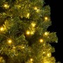 Artificial Christmas tree with hinges 300 LEDs 240 cm by vidaXL, Christmas trees - Ref: Foro24-3210112, Price: 127,76 €, Disc...