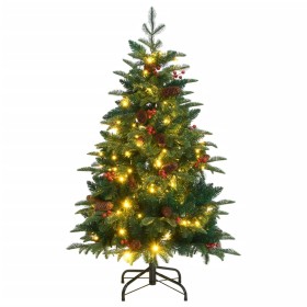 Árbol de Navidad artificial con bisagras 150 LED 150 cm de vidaXL, Arboles de navidad - Ref: Foro24-3210448, Precio: 82,06 €,...