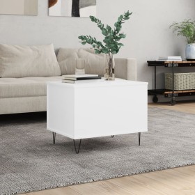 Mesa de centro madera contrachapada blanco 60x44,5x45 cm de , Mesas de centro - Ref: Foro24-830948, Precio: 54,99 €, Descuent...