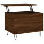 Mesa de centro madera contrachapada roble marrón 60x44,5x45 cm de , Mesas de centro - Ref: Foro24-830955, Precio: 53,52 €, De...