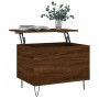 Mesa de centro madera contrachapada roble marrón 60x44,5x45 cm de , Mesas de centro - Ref: Foro24-830955, Precio: 53,52 €, De...