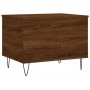 Mesa de centro madera contrachapada roble marrón 60x44,5x45 cm de , Mesas de centro - Ref: Foro24-830955, Precio: 53,52 €, De...