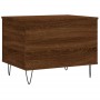 Mesa de centro madera contrachapada roble marrón 60x44,5x45 cm de , Mesas de centro - Ref: Foro24-830955, Precio: 53,52 €, De...