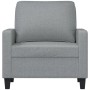 Hellgrauer Stoffsessel 60 cm von , Sofas - Ref: Foro24-359147, Preis: 162,43 €, Rabatt: %