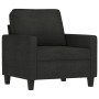 Sillón de tela negro 60 cm de , Sofás - Ref: Foro24-359151, Precio: 162,68 €, Descuento: %