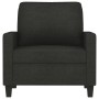 Sillón de tela negro 60 cm de , Sofás - Ref: Foro24-359151, Precio: 162,68 €, Descuento: %