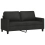 3-teilige Sofagarnitur aus schwarzem Stoff mit Kissen von , Sofas - Ref: Foro24-3201456, Preis: 505,05 €, Rabatt: %