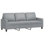 Sofa set with cushions 3 pieces light gray fabric by , Sofas - Ref: Foro24-3201468, Price: 608,79 €, Discount: %