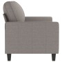 2-seater sofa in taupe gray fabric 140 cm by , Sofas - Ref: Foro24-359170, Price: 237,67 €, Discount: %