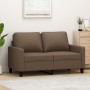 2 seater brown fabric sofa 120 cm by , Sofas - Ref: Foro24-359158, Price: 227,54 €, Discount: %