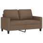 2 seater brown fabric sofa 120 cm by , Sofas - Ref: Foro24-359158, Price: 227,54 €, Discount: %