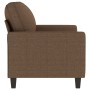 2 seater brown fabric sofa 120 cm by , Sofas - Ref: Foro24-359158, Price: 227,54 €, Discount: %