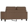 2-Sitzer-Sofa aus braunem Stoff, 120 cm von , Sofas - Ref: Foro24-359158, Preis: 227,54 €, Rabatt: %