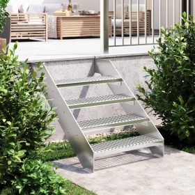 Galvanized steel grating step 70x24x7 cm by , Stair mats - Ref: Foro24-155678, Price: 39,99 €, Discount: %