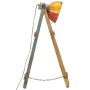 Multicolor floor lamp E27 solid mango wood by , Lamps - Ref: Foro24-345037, Price: 98,99 €, Discount: %