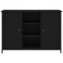 Aparador de madera de ingeniería negro 100x35x70 cm de , Aparadores - Ref: Foro24-835514, Precio: 89,78 €, Descuento: %