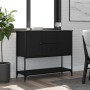 Black engineered wood sideboard 100x36x85 cm by , Sideboards - Ref: Foro24-835554, Price: 117,19 €, Discount: %