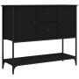 Black engineered wood sideboard 100x36x85 cm by , Sideboards - Ref: Foro24-835554, Price: 117,19 €, Discount: %